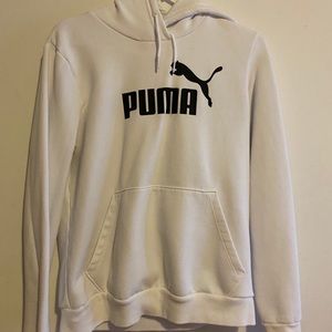 Puma white hoodie